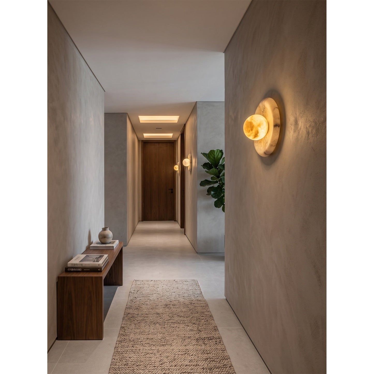 Solene Spanish Alabaster Wall Sconce
