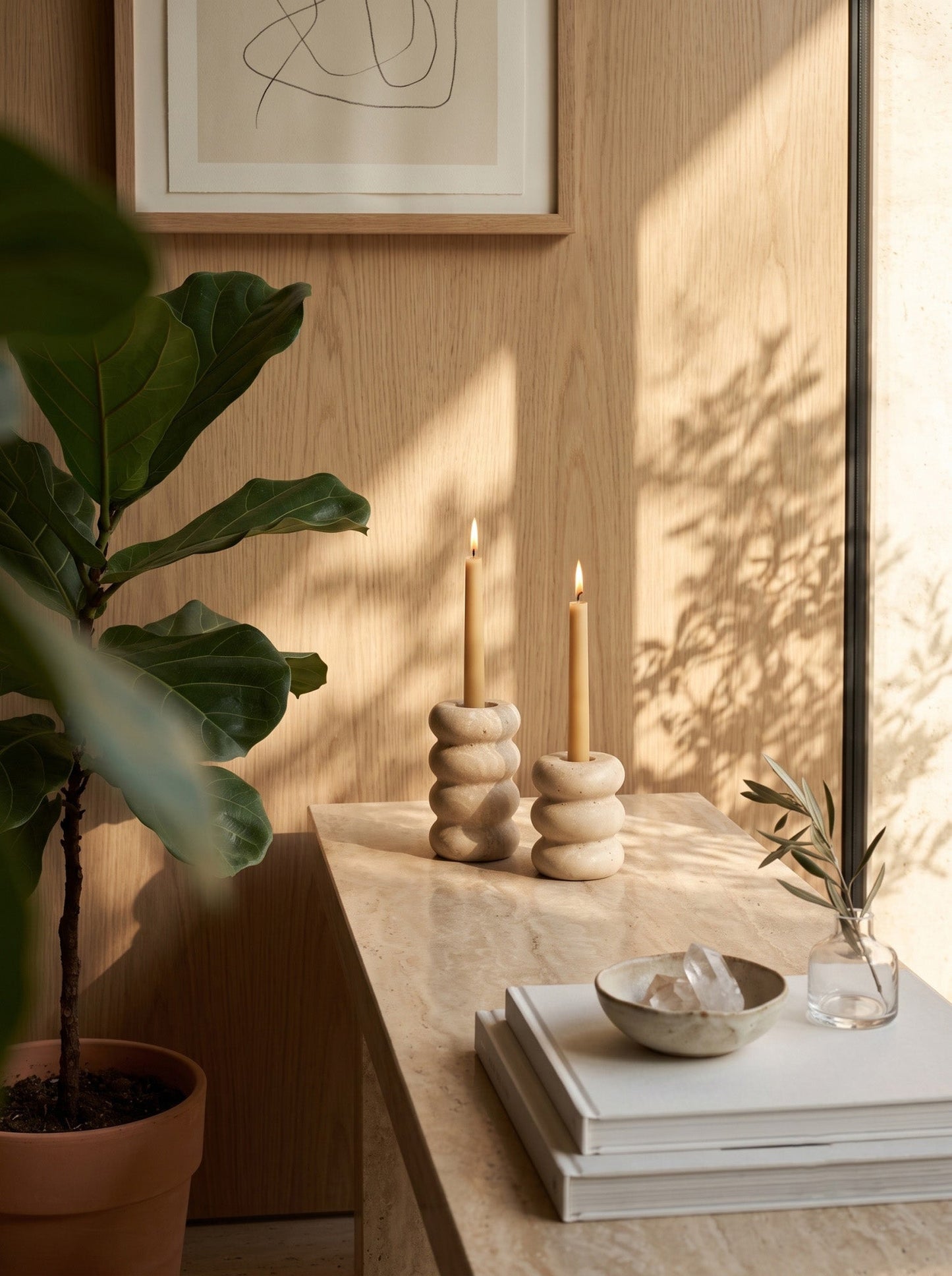 Melien Black Vase