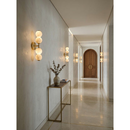 Mirora Alabaster Wall Sconce