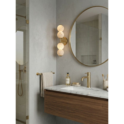 Mirora Alabaster Wall Sconce