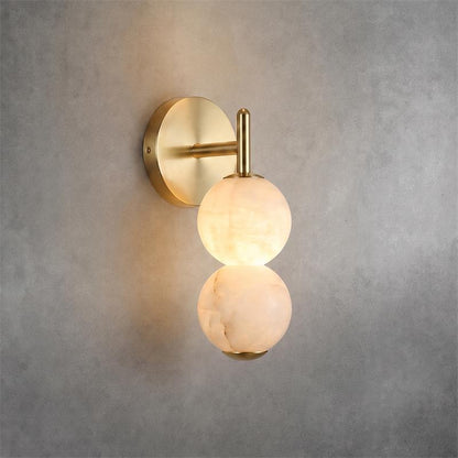 Mirora Alabaster Wall Sconce