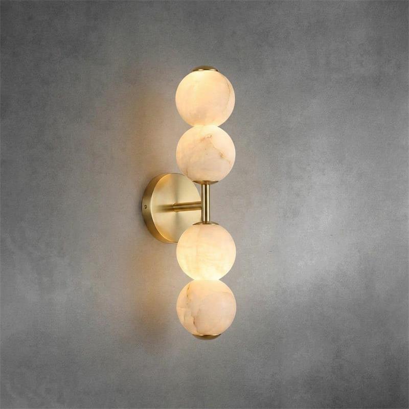 Mirora Alabaster Wall Sconce