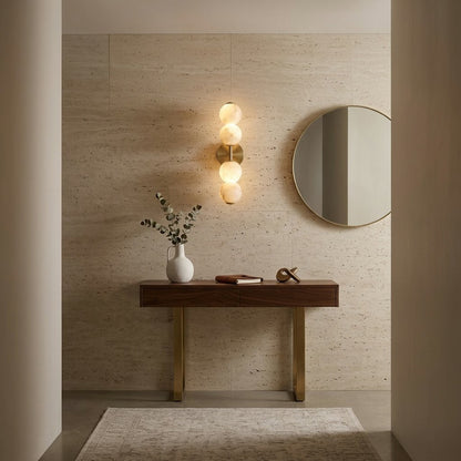 Mirora Alabaster Wall Sconce