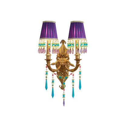 Perky Peacock Wall Sconce