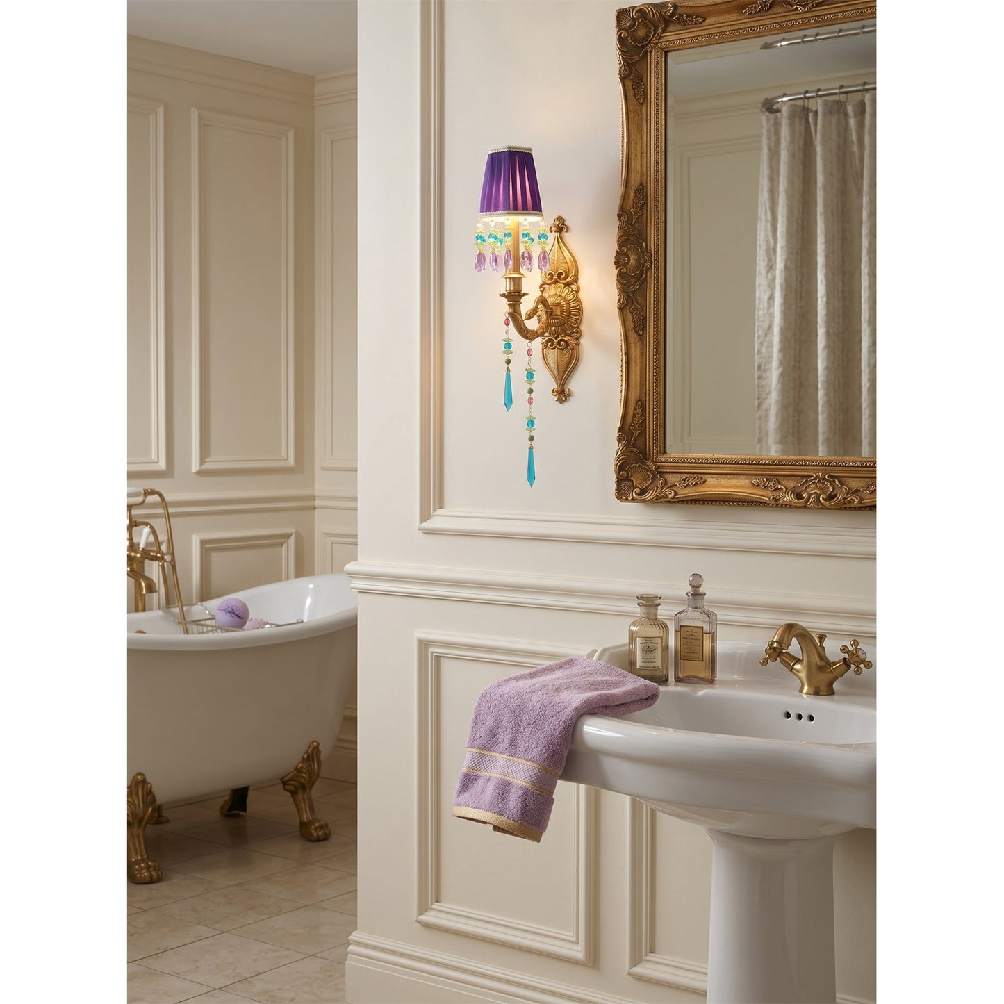 Perky Peacock Wall Sconce