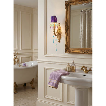 Perky Peacock Wall Sconce