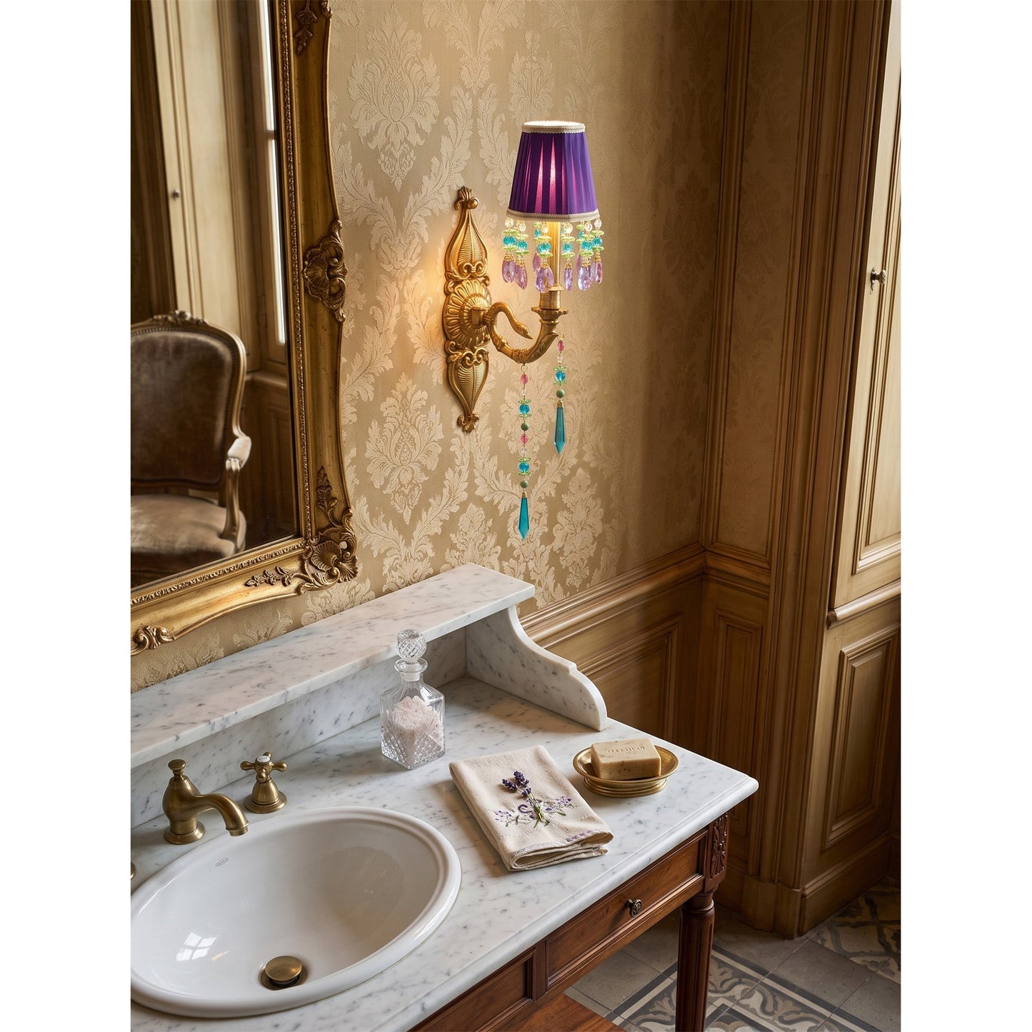 Perky Peacock Wall Sconce