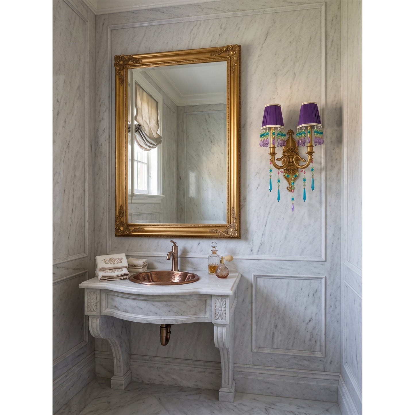 Perky Peacock Wall Sconce