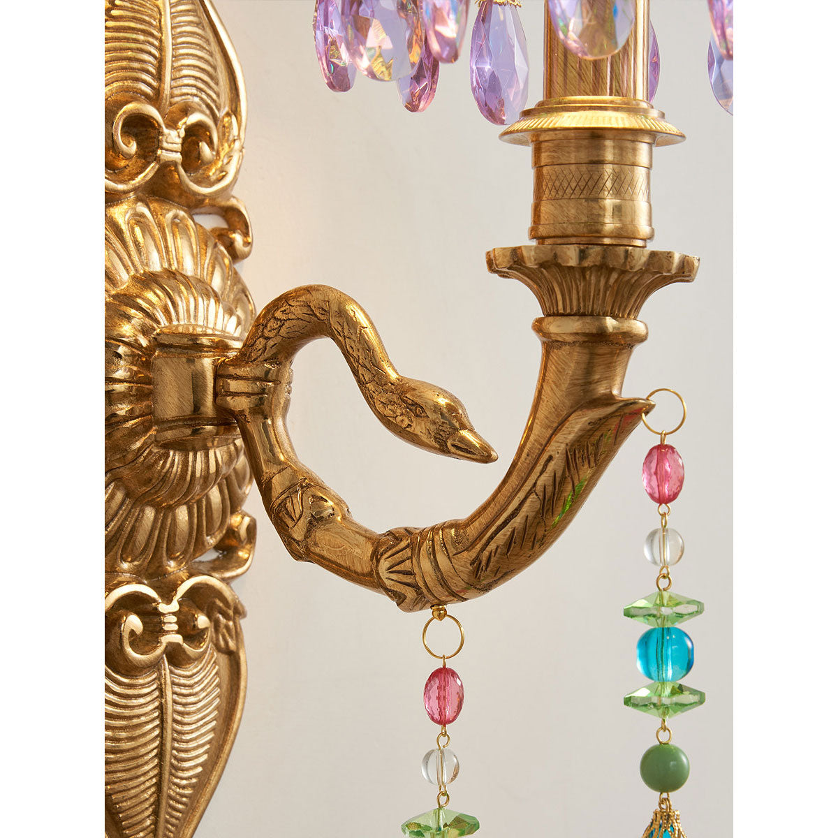 Perky Peacock Wall Sconce