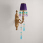 Perky Peacock Wall Sconce