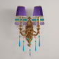 Perky Peacock Wall Sconce