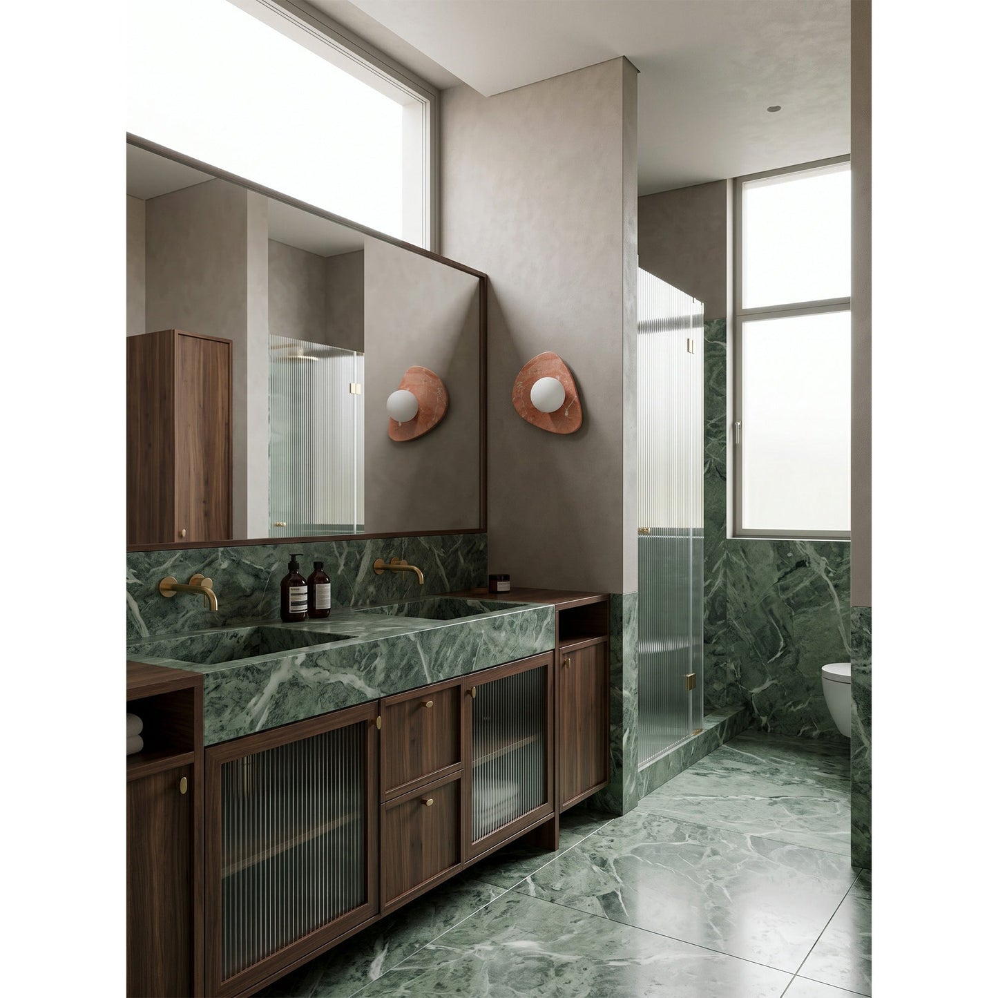 Pelune Marble Wall Sconce
