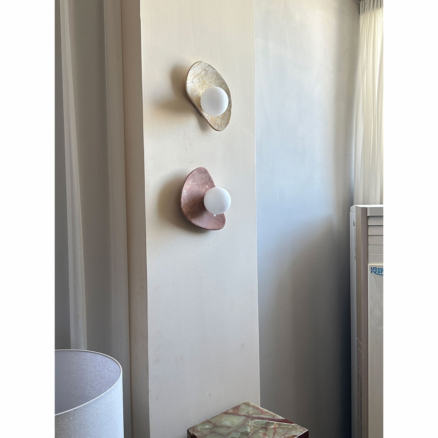 Pelune Marble Wall Sconce