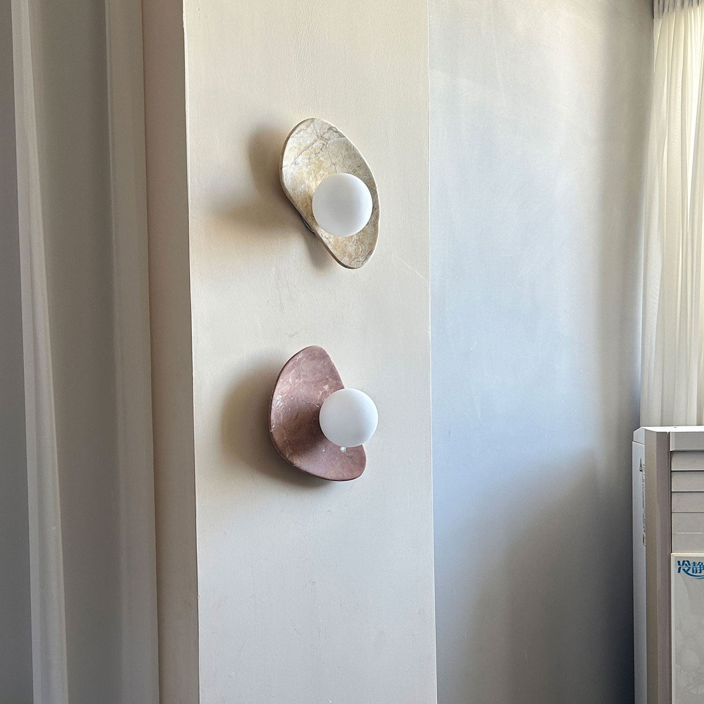 Pelune Marble Wall Sconce