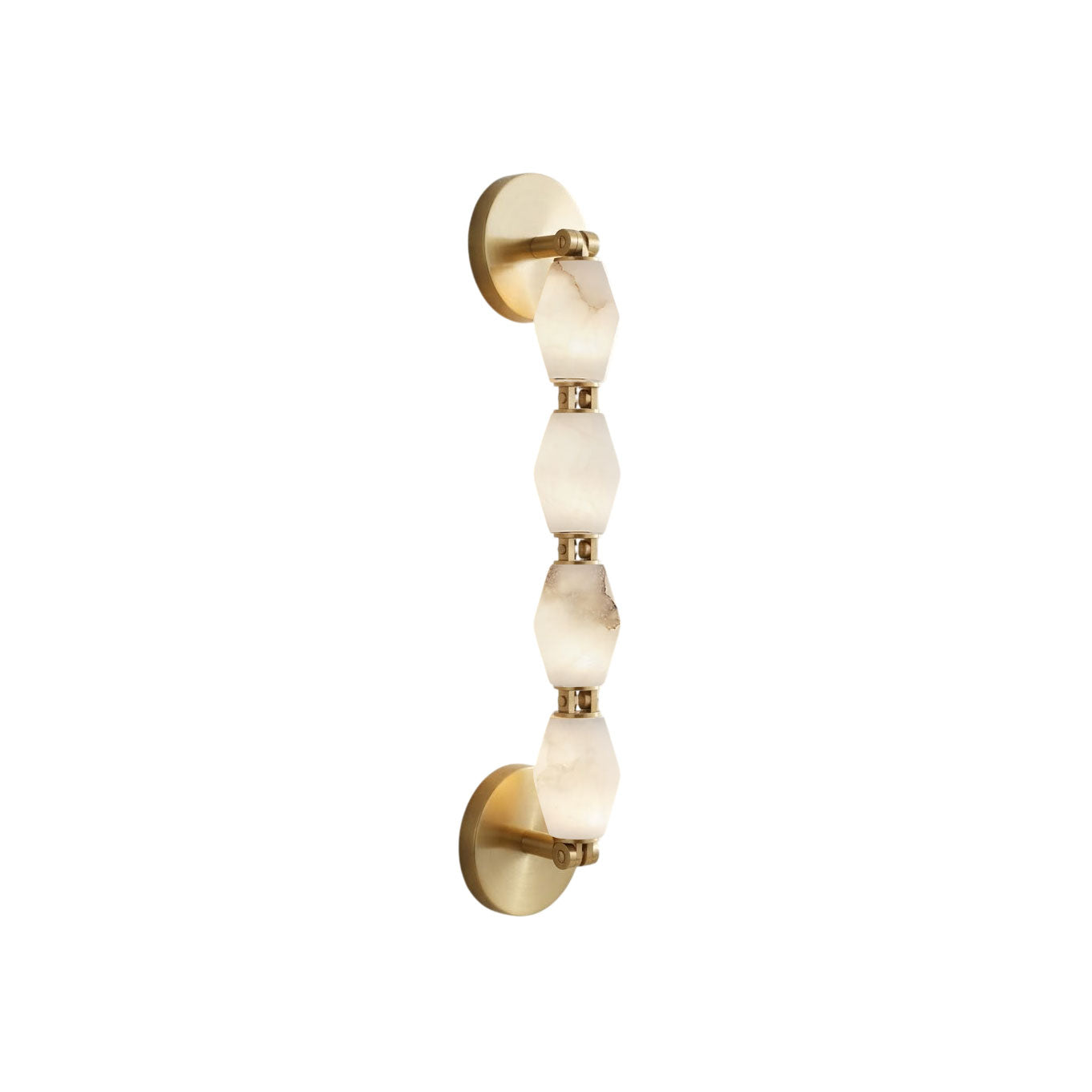 Pillar Diamond Alabaster Wall Sconce