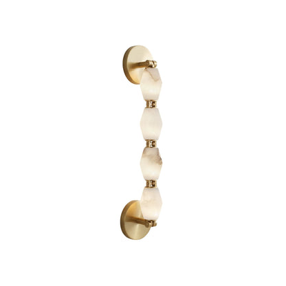 Pillar Diamond Alabaster Wall Sconce