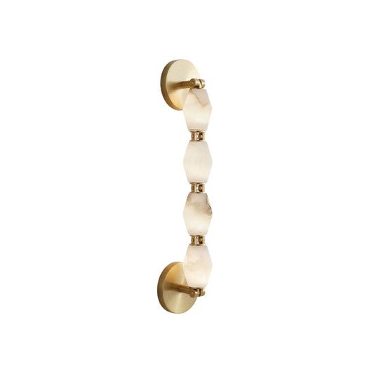 Pillar Diamond Alabaster Wall Sconce