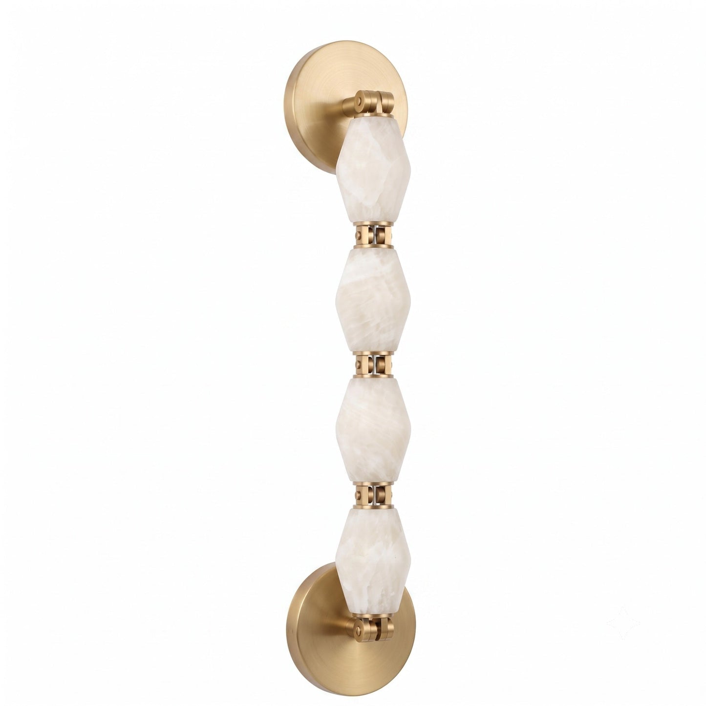 Pillar Diamond Alabaster Wall Sconce