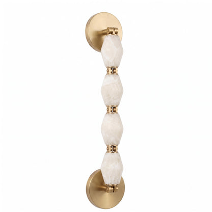 Pillar Diamond Alabaster Wall Sconce
