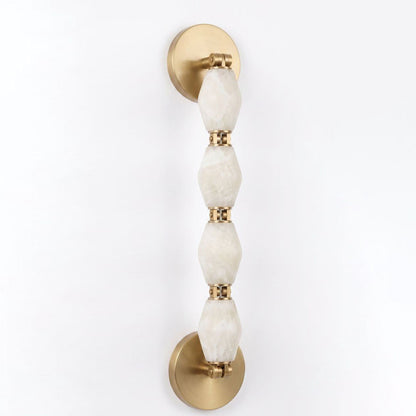 Pillar Diamond Alabaster Wall Sconce