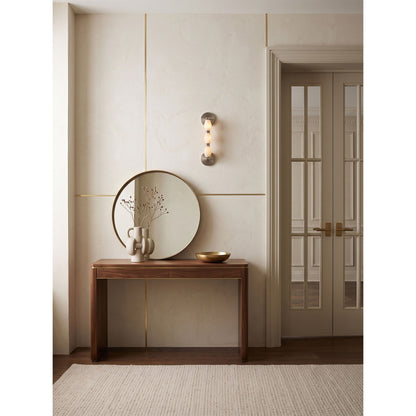 Pillar Diamond Alabaster Wall Sconce
