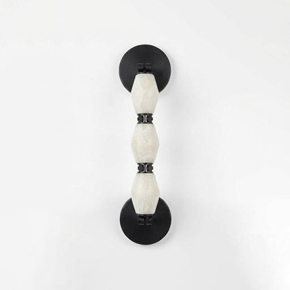 Pillar Diamond Alabaster Wall Sconce