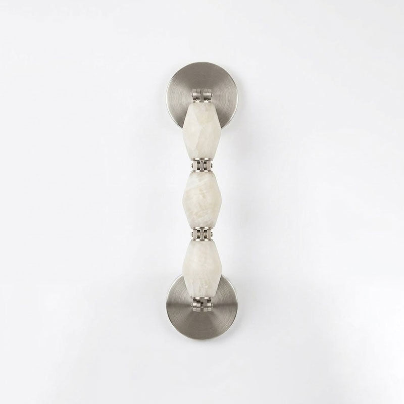Pillar Diamond Alabaster Wall Sconce
