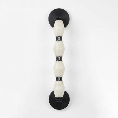 Pillar Diamond Alabaster Wall Sconce