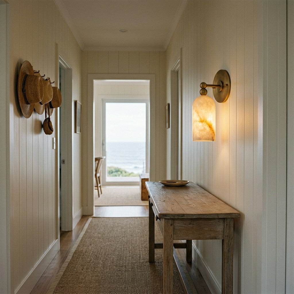 Pratt Alabaster Wall Sconce