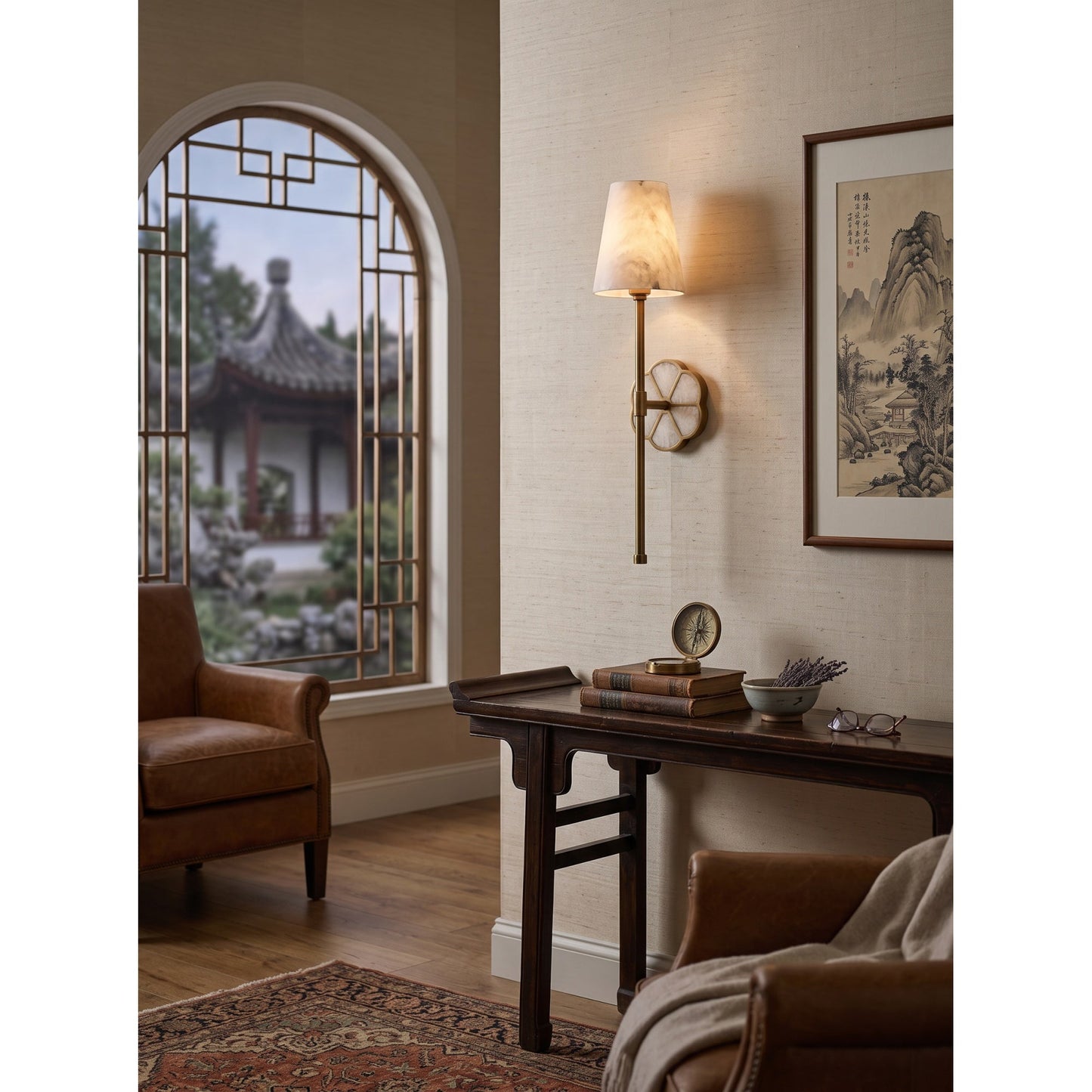 Ingrid Alabaster Wall Sconce