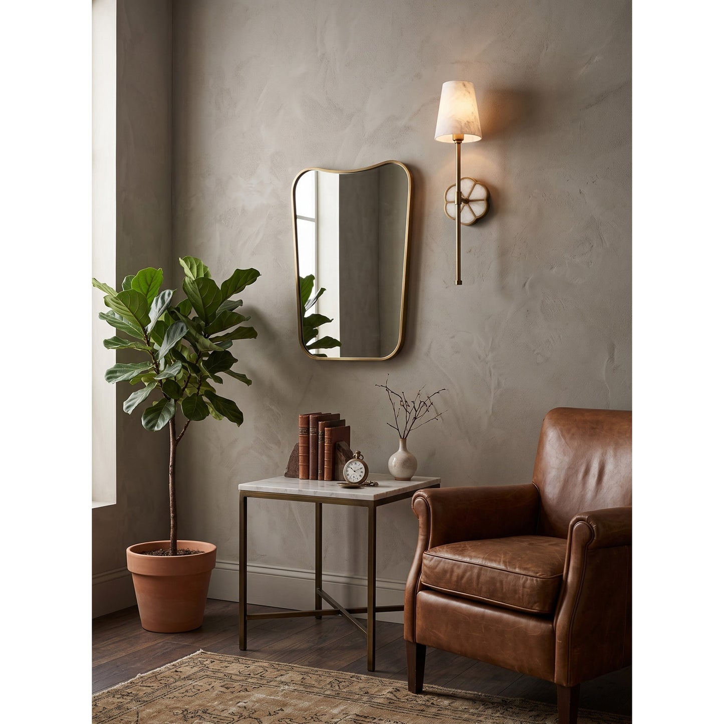 Ingrid Alabaster Wall Sconce