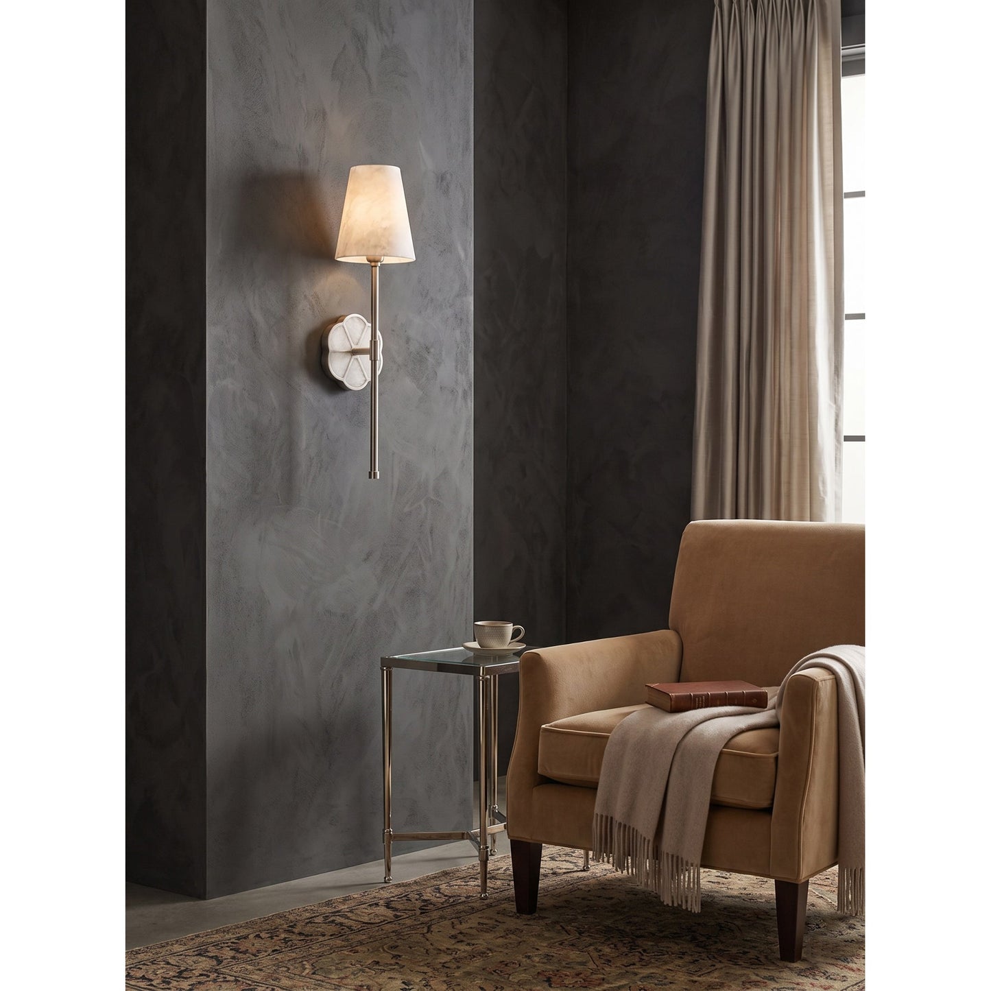 Ingrid Alabaster Wall Sconce