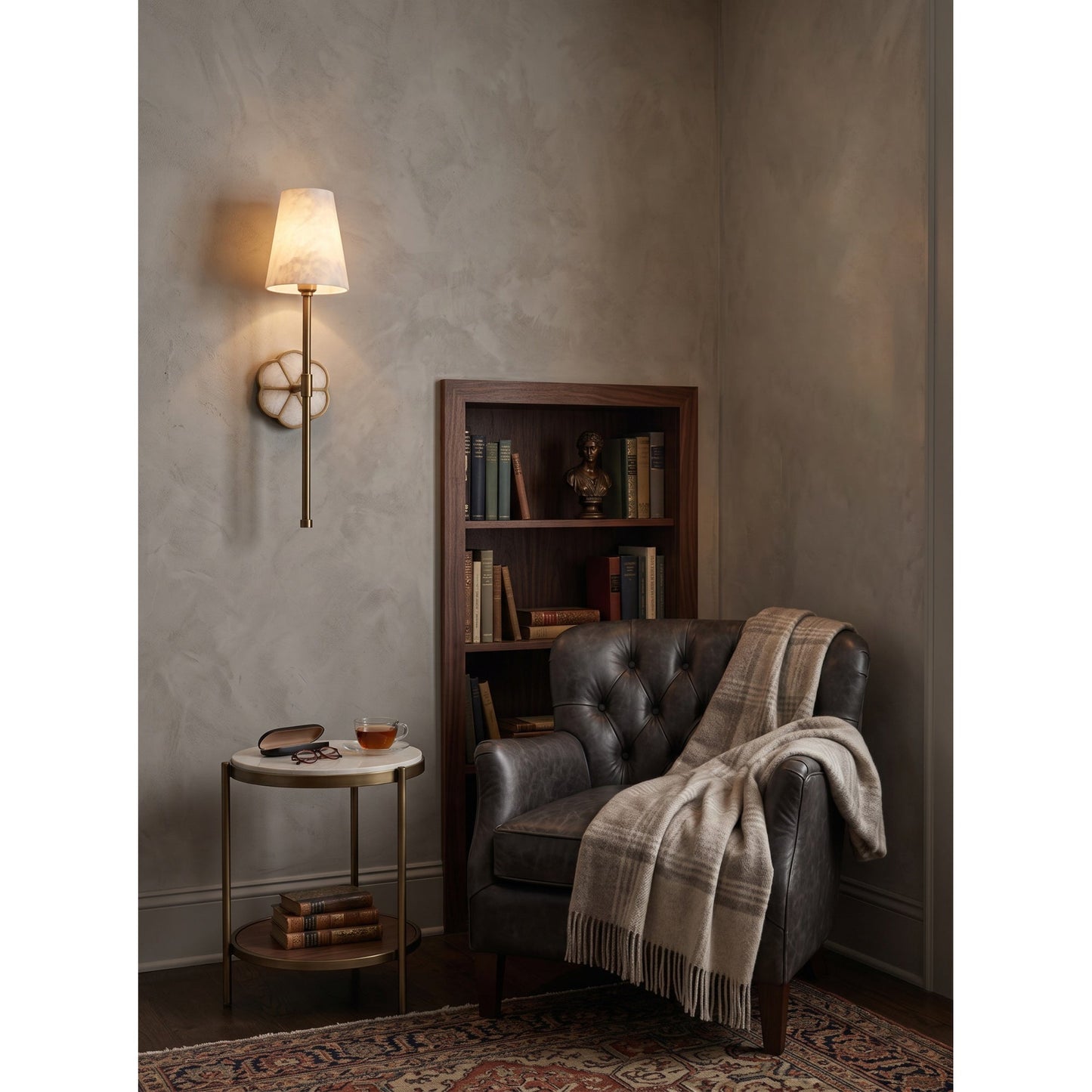 Ingrid Alabaster Wall Sconce