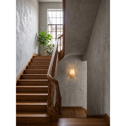Vionon Alabaster Short Wall Sconce