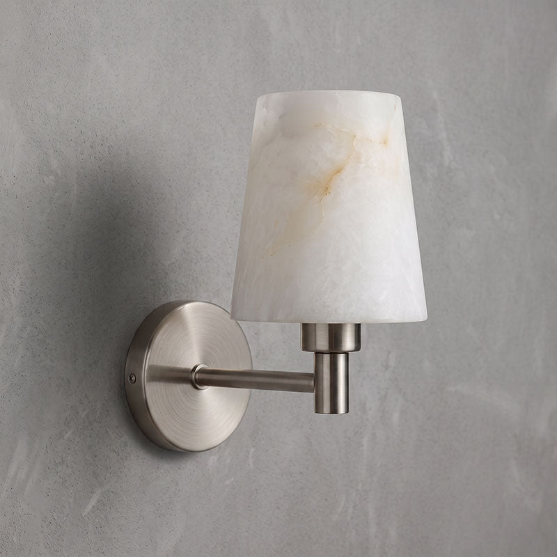 Vionon Alabaster Short Wall Sconce