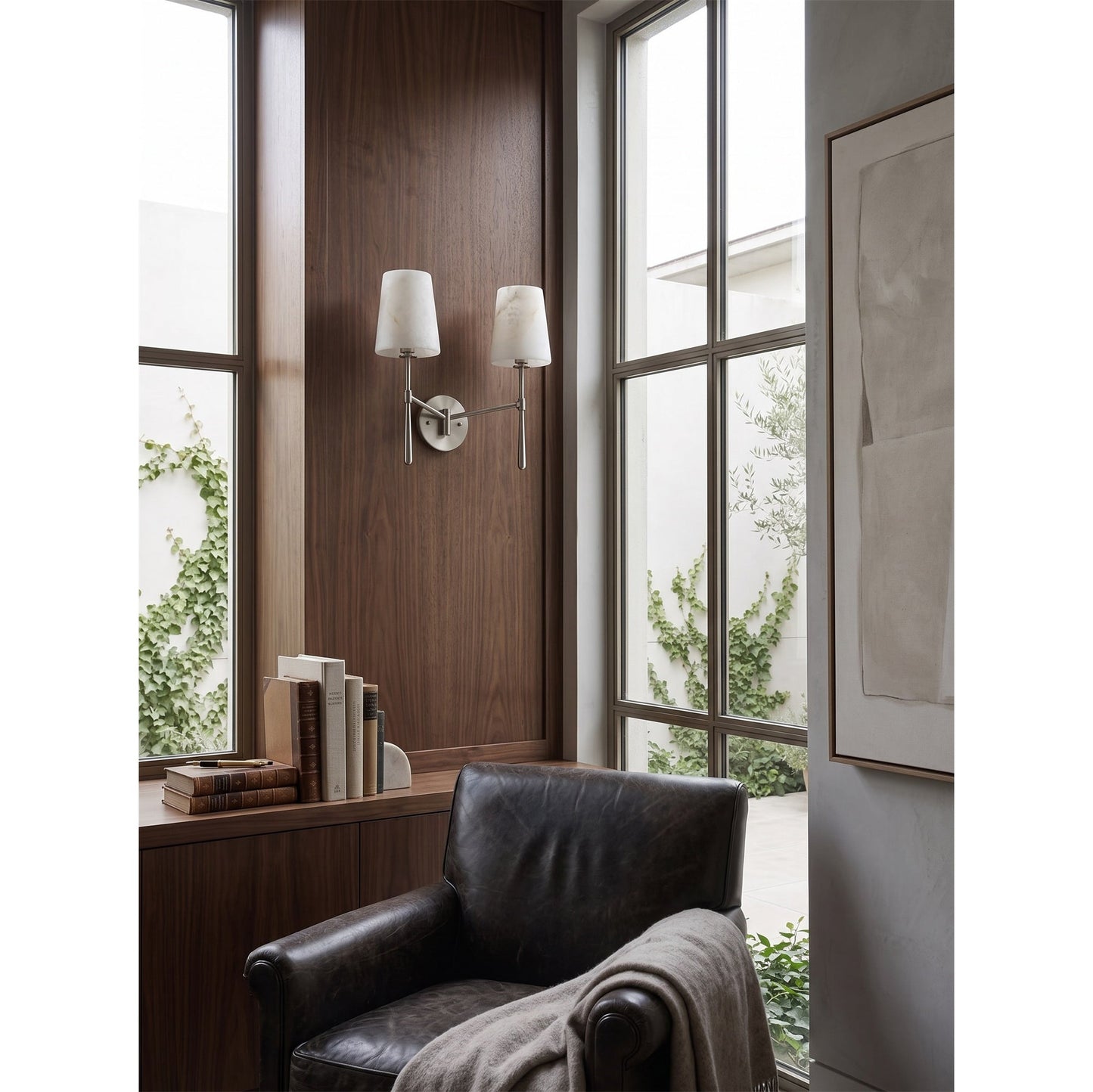 Vionon Alabaster Wall Sconce