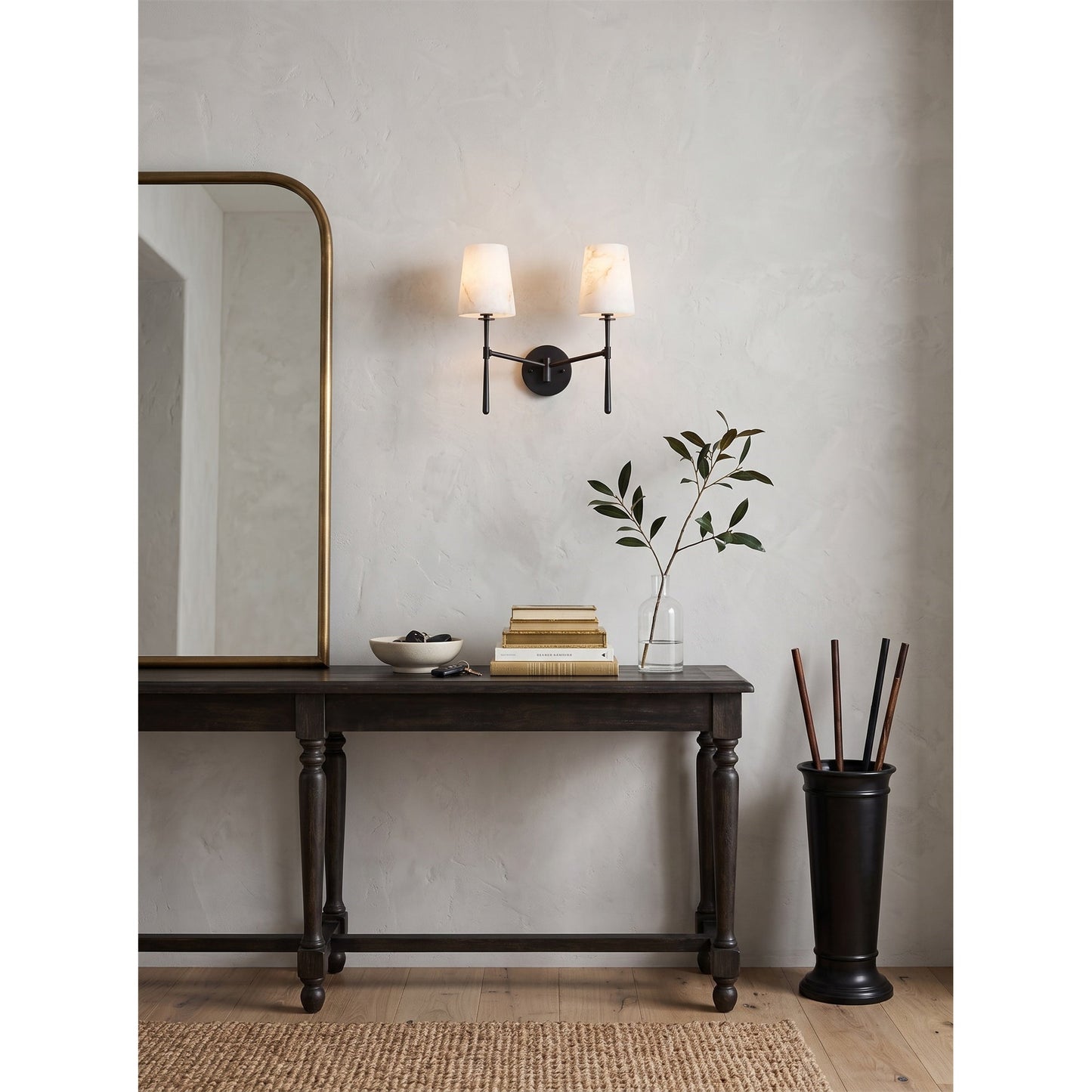 Vionon Alabaster Wall Sconce