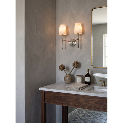 Vionon Alabaster Wall Sconce