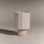Roma Dodecagon Travertine Table Lamp