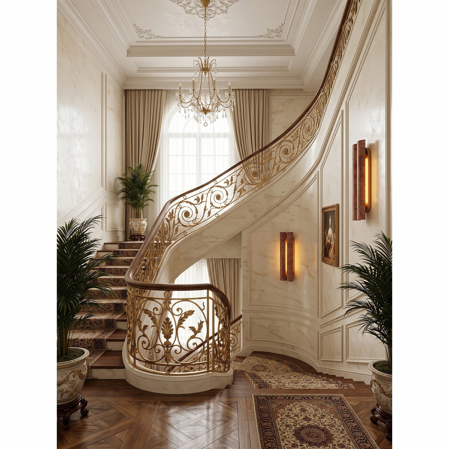 Lysex Marble Wall Sconce