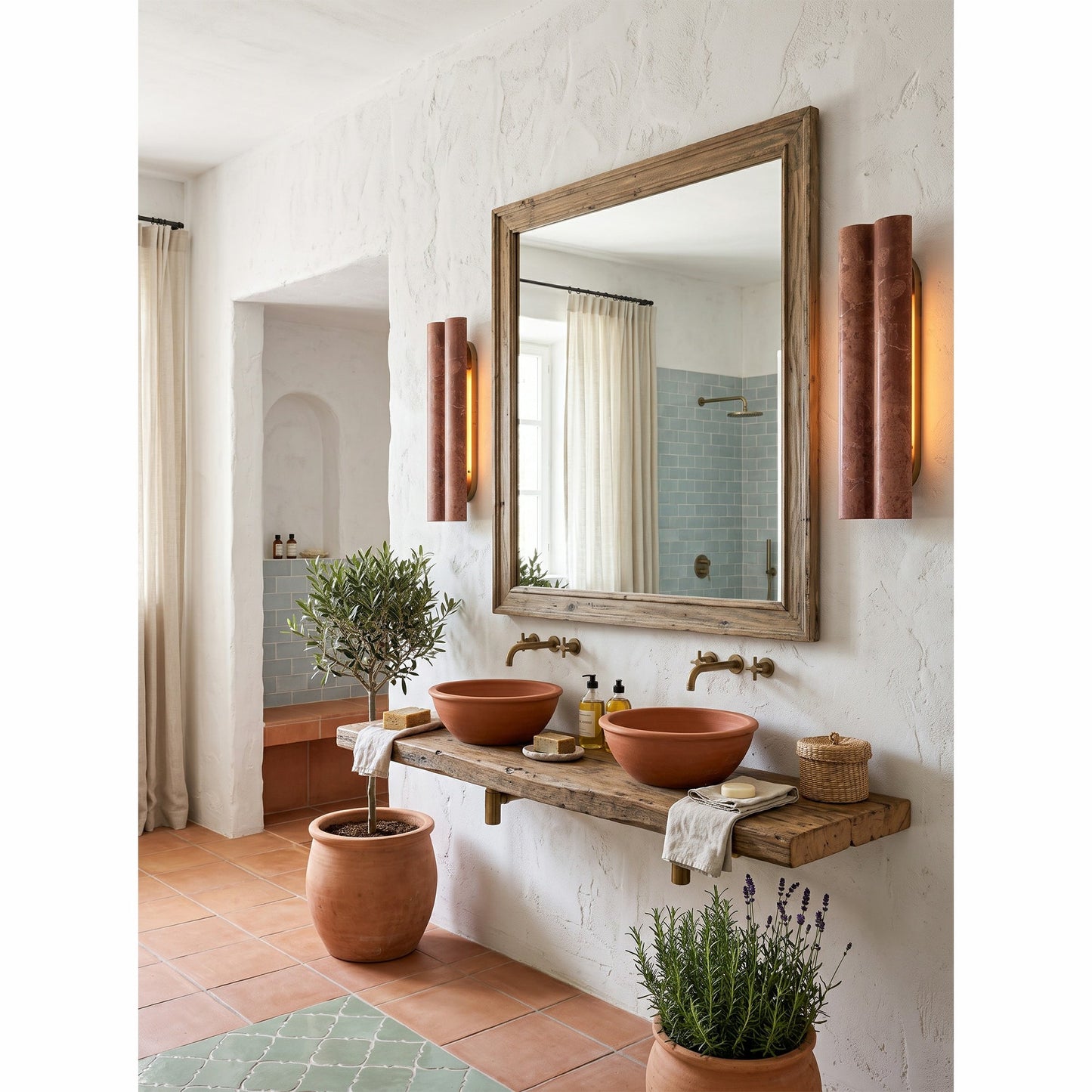 Lysex Marble Wall Sconce