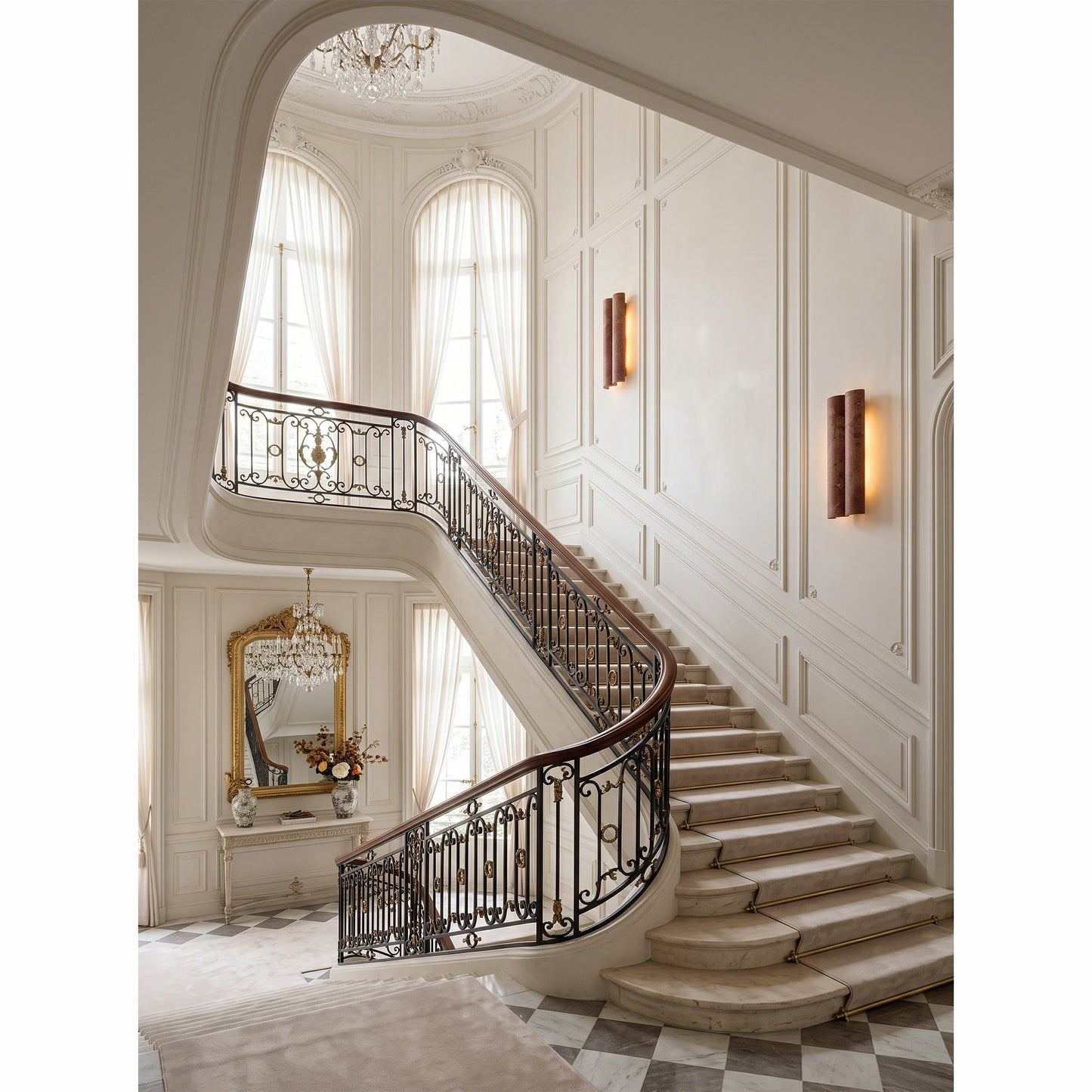 Lysex Marble Wall Sconce