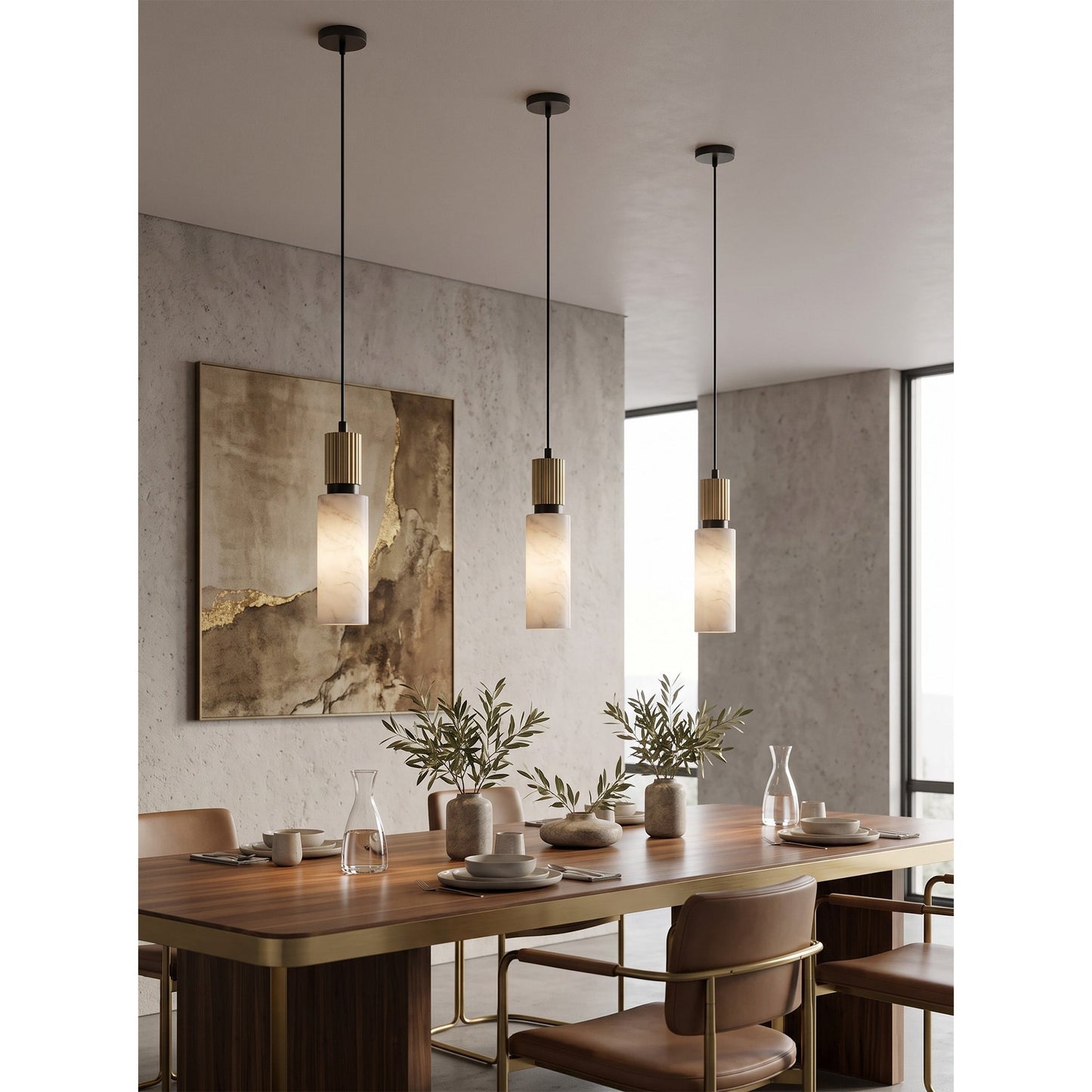 Halola Alabaster Pendant Lamp