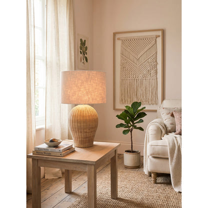 Saona Rattan Table Lamp