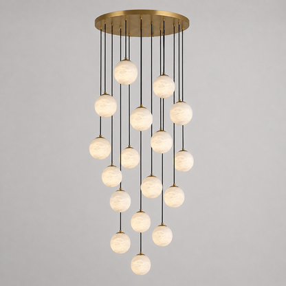 Savina Alabaster Chandelier