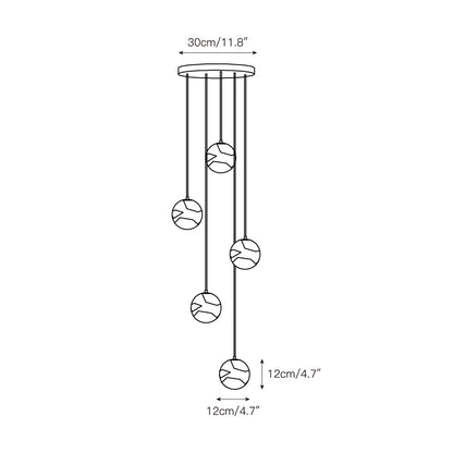 Savina Alabaster Chandelier