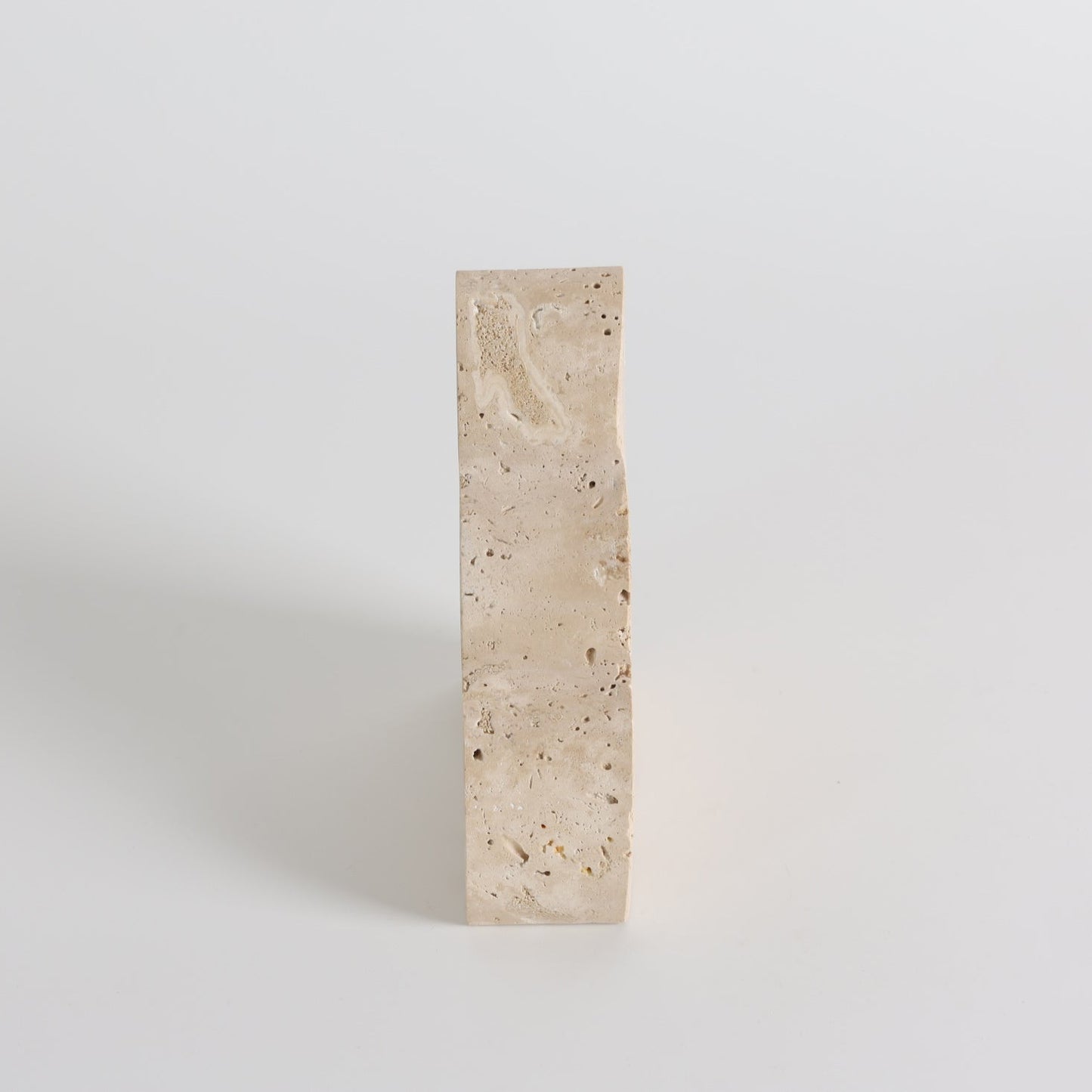 Solune Travertine Bookends