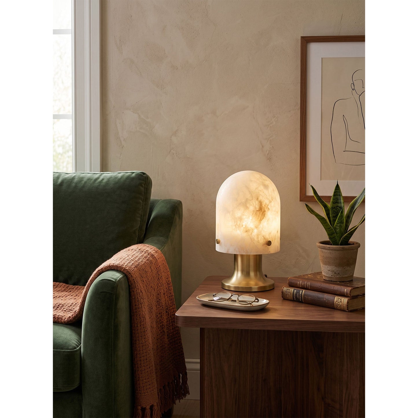 Stresa Alabaster Table Lamp