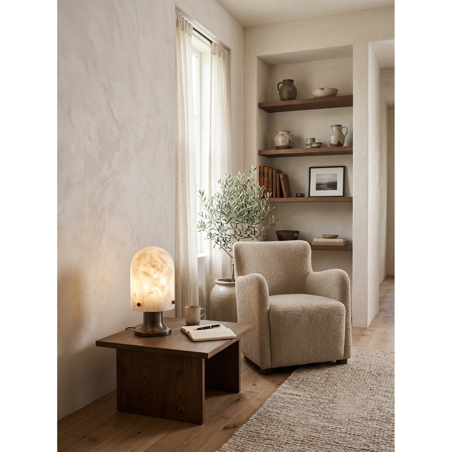 Stresa Alabaster Table Lamp