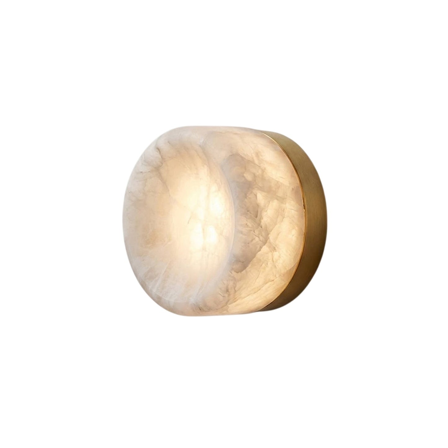 Dorola Ring Alabaster Wall Sconce